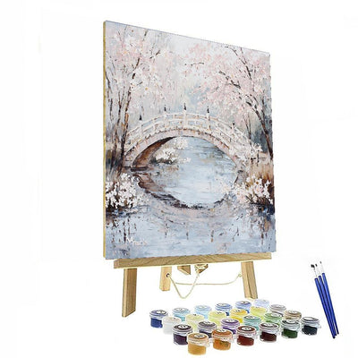 Monet Inspired Spring Blossom Dance  Painting By Numbers Kit