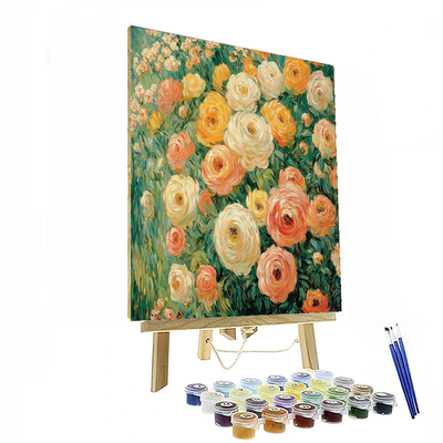 Renoir Inspired Radiant Blossoms  Paint By Number