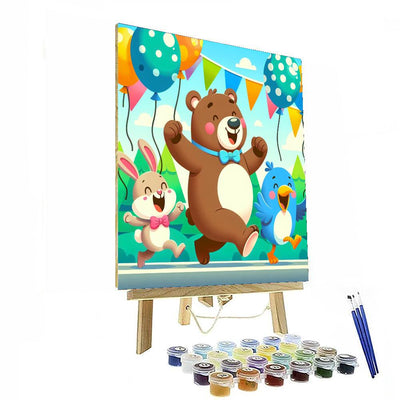 Animal Friends Parade Paint By Number