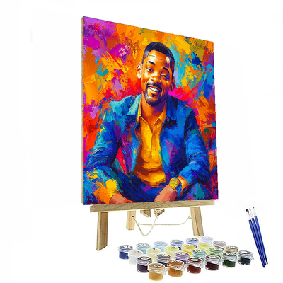 Will Smith: The Unstoppable Pursuit Of Happiness Paint By Color