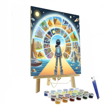 Time Traveler's Quest Painting Number Kit