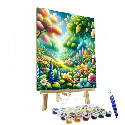 Sunshine In Bloom Painting Number Kit