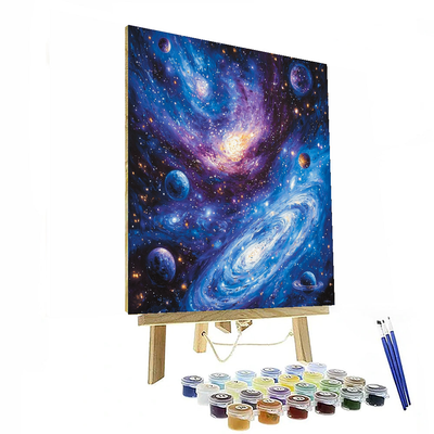 Salvador Dalí Inspired Cosmic Vision  DIY Paint By Numbers