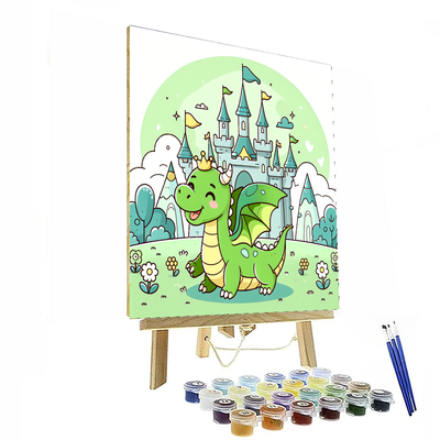 Castle Adventure Dragon Paint By Numbers Kits