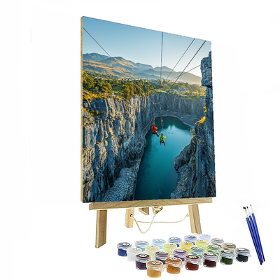 Zip World Velocity 2 - Penrhyn Quarry, Wales Painting Number Kit