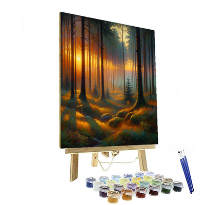 Twilight Woodland Whispers DIY Paint By Numbers