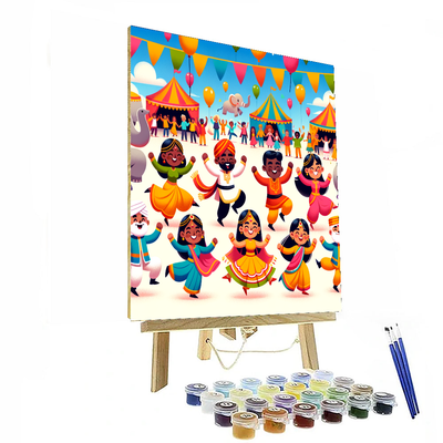 Colorful Festival Of Fun Painting By Numbers Kit