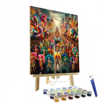 Colorful Carnival Parade Numbered Painting Kits