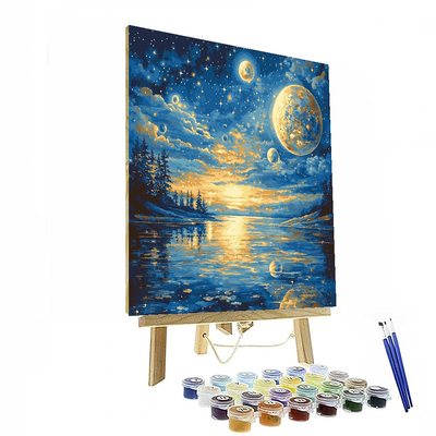 Claude Monet Inspired Solar Harmony  Paint By Numbers