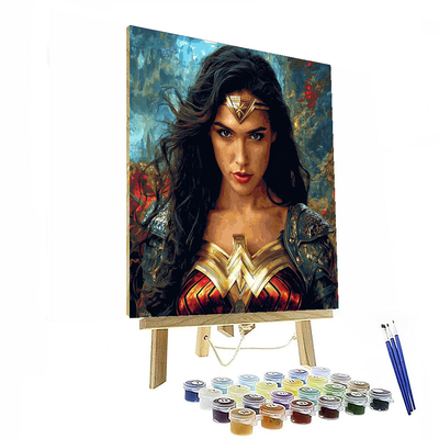 Gal Gadot: From Amazonian Warrior To Wonder Woman Paint By Color