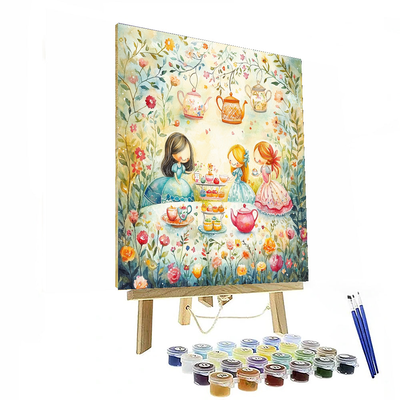 Alice's Tea Party - Disney Inspired Paint By Numbers