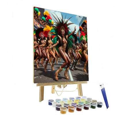 Kingston Carnival - Jamaica Paint By Number