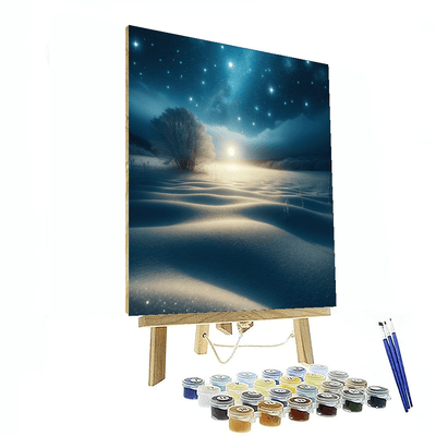 Starlit Winter Nights Paint By Numbers