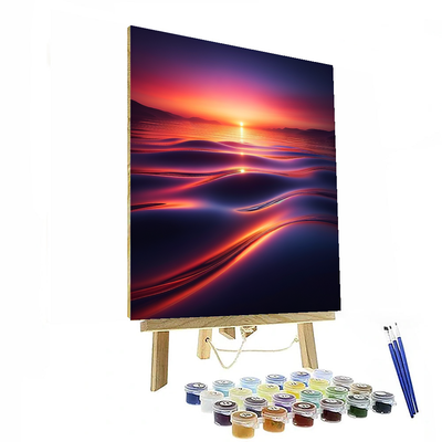 Breathtaking Sunset Over Water Paint By Number