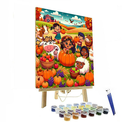 Joyous Harvest Celebration DIY Paint By Numbers