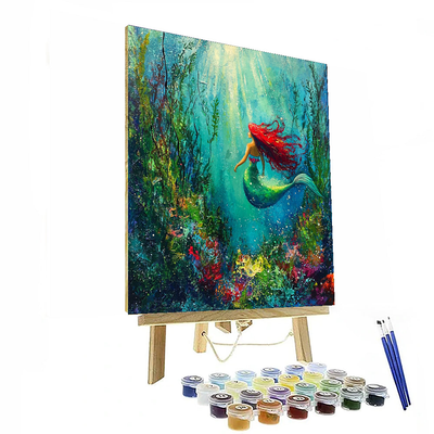 Ariel Undersea Fantasy - Disney Inspired Numbered Painting Kits