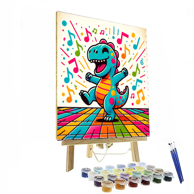 Dancing Dino Paint By Number