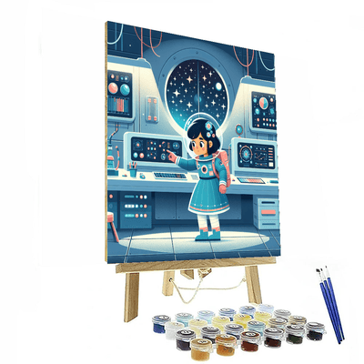 Astronaut's Space Lab Painting Number Kit