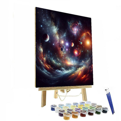 Galactic Adventure Voyage Paint By Numbers Art