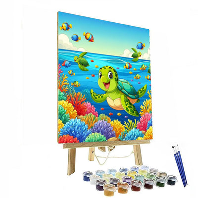 Adventure Turtles Numbered Painting Kits