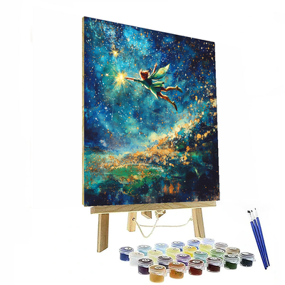 Peter Pan's Starry Flight - Disney Inspired Paint By Number