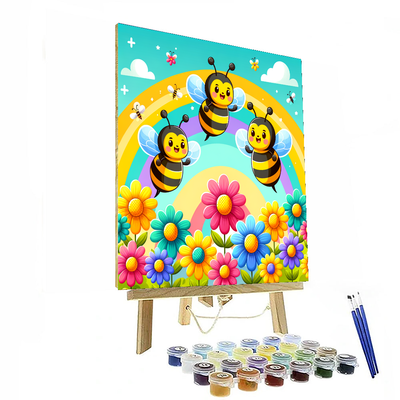 Busy Bees Painting By Numbers Kit