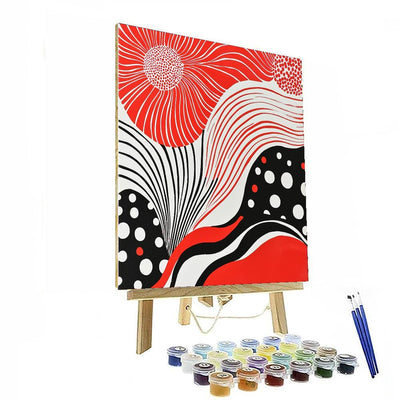 Yayoi Kusama Inspired Rhythm Of The Infinite  Paint By Numbers Kits