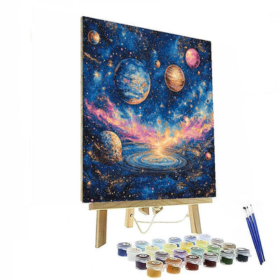 Salvador Dali Inspired Planetary Dreams  Paint By Number