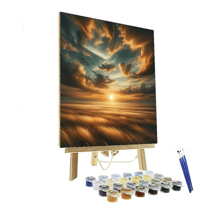 Dusk On The Plains Paint By Numbers Kits