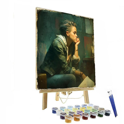 Kristen Stewart: The Twilight Of A New Era Painting By Numbers Kit