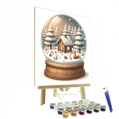 Magical Snow Globe Paint By Color