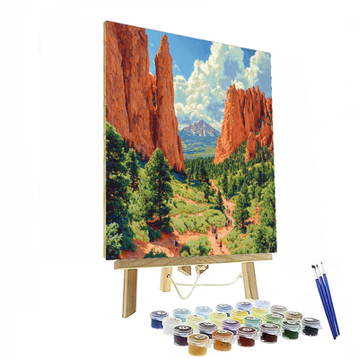 Garden Of The Gods Painting Number Kit