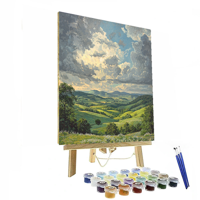 Cole Inspired Dramatic Landscapes  Numbered Painting Kits