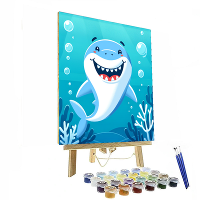 Friendly Shark Painting Number Kit