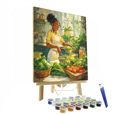 Tiana's Culinary Delight - Disney Inspired Numbered Painting Kits