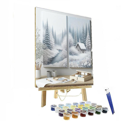 Gentle Winter's Touch Paint By Numbers