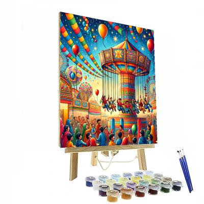 Colorful Carnival Festivities Paint By Color