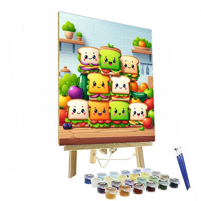 Silly Sandwiches Paint By Numbers Kits