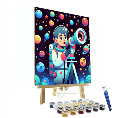 Cosmic Starry Sky Adventure Paint By Numbers