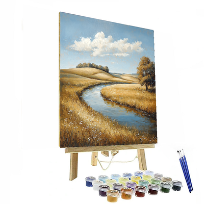 John Constable Inspired Rural Reflections  Paint By Numbers Art