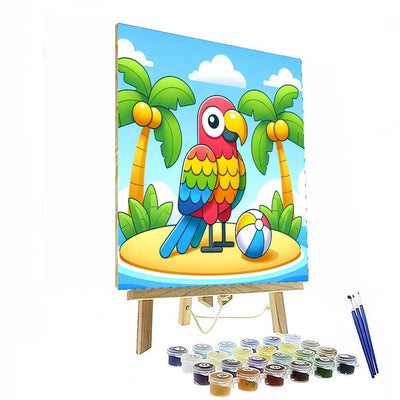 Tropical Island Escapade Paint By Number