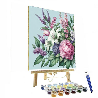 Floral Bliss Symphony Paint By Numbers Art