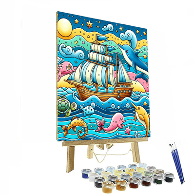 Ocean Odyssey Voyage Painting Number Kit