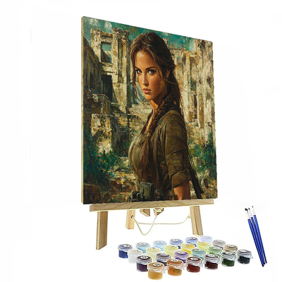 Angelina Jolie: The Adventurer's Soul And Heart Numbered Painting Kits