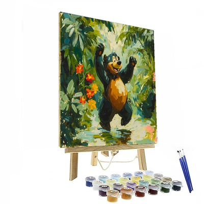 Baloo's Jungle Beat - Disney Inspired Paint By Number