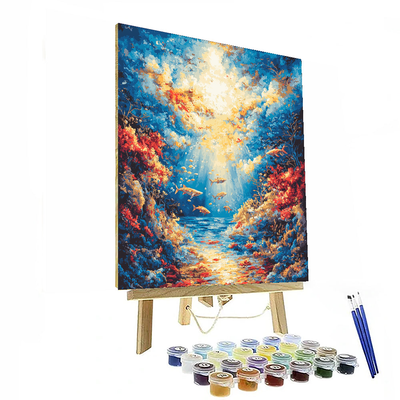 Salvador Dali Inspired Surrealist Ocean Dreams  Paint By Numbers Kits