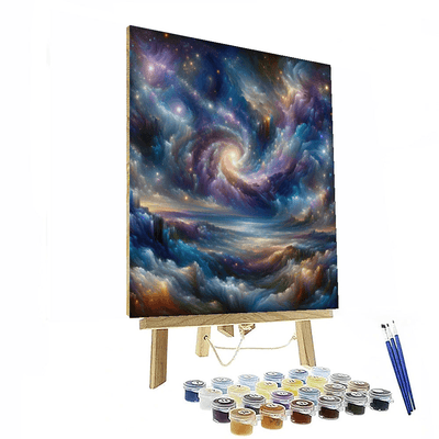 Galactic Horizon Painting By Numbers Kit