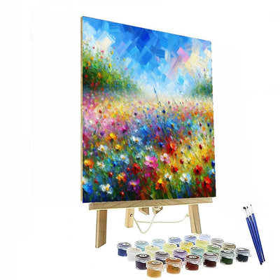 Wildflower Meadow Symphony Painting By Numbers Kit