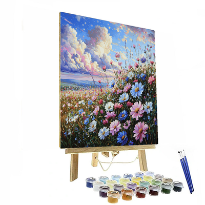 Sandro Botticelli Inspired Celestial Meadow Blossoms  Paint By Numbers Kits