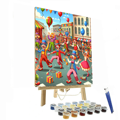 Circus Parade Delight Painting By Numbers Kit